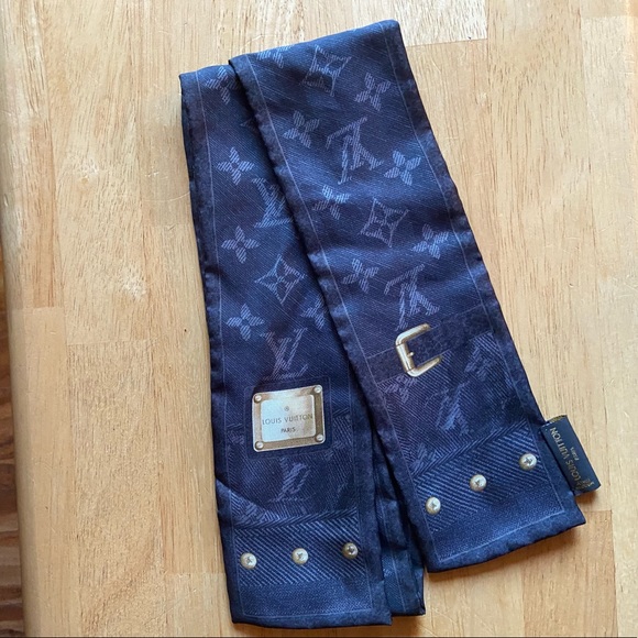 Louis Vuitton Denim Noir Bandeau - Picture 2 of 8